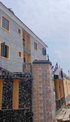 Upstairs New Standard Ensuit 1 Bedroand Ground Floor All with Balconys, in a Secured Est, Ogombo, Ajah, Lagos, Mini Flat (room and Parlour) for Rent