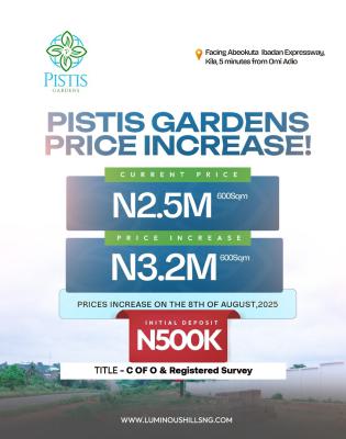 Buy 6 & Get 1 Free in an Affordable Fast Selling Estate C of O in View, Along The Abeokuta-ibadan Expressway at Kila, Just 5 Minutes Omi Adio, Ibadan, Oyo, Mixed-use Land for Sale