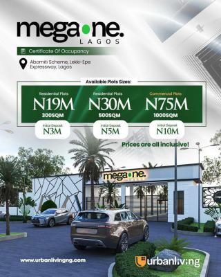 Mega One Lagos, Lekki-epe Expressway,, Ibeju Lekki, Lagos, Commercial Land for Sale