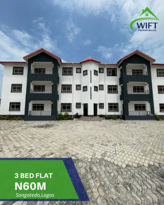 3 Bedroom Apartment, Songotedo, Sangotedo, Ajah, Lagos, Flat / Apartment for Sale