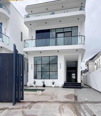 Contemporary 5  Bedroom Fully Detached  Duplex with Bq, Chevron, Lekki, Lagos, Detached Duplex for Sale