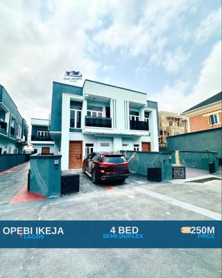 Astonishingly Built 4 Bedroom Semi Detached Duplex in a Secured, Opebi, Ikeja, Lagos, Semi-detached Duplex for Sale