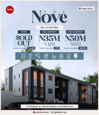 Latest and Most Sophisticated Shortstay Project in a Secured Estate, Sophisticated One Bed Apartment with Guaranteed High Annual Income, New Bodija, Ibadan, Oyo, Block of Flats for Sale