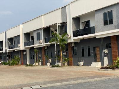 Tastefully Finished Serviced 4 Bedroom Terrace House, Estate Off Abraham Adesanya Road, Ajah, Lagos, Terraced Duplex for Rent
