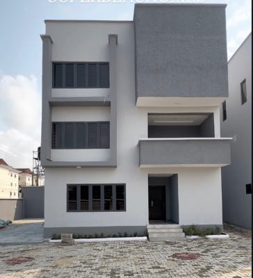 4 Bedroom Terrace Duplex with a Bq and Pool, Ologolo Lekki, Lekki, Lagos, Terraced Duplex for Sale