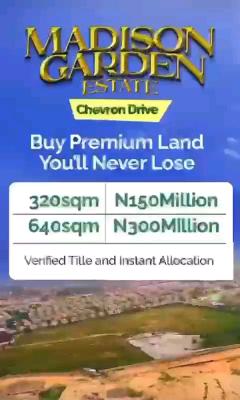 Plots of Land Available, Chevron Drive, Lekki, Lagos, Land for Sale