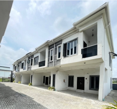 Self Service 3 Bedroom Terrace Duplex, Orchid Road Network By Jj Apartment, Lekki, Lagos, Terraced Duplex for Rent