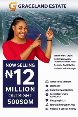Mixed Use Land, *graceland Estate* Behind Nnpc Depot*, Emene, Enugu, Enugu, Mixed-use Land for Sale