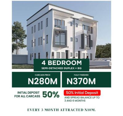 4 Bedroom Semi-detached Duplex with Bq, *amiya Residence*, Opebi, Ikeja, Lagos, Semi-detached Duplex for Sale