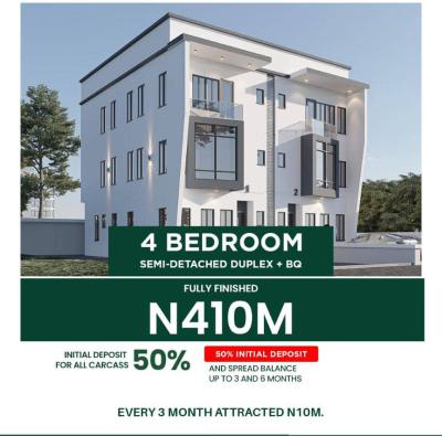 4 Bedroom Semi-detached Duplex with Bq, *amiya Residence*, Opebi, Ikeja, Lagos, Semi-detached Duplex for Sale