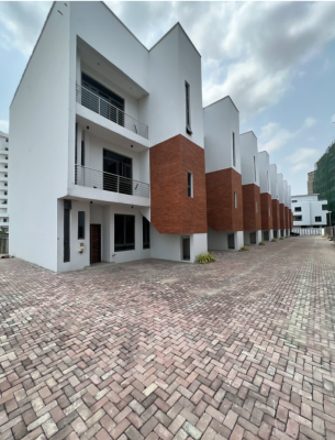 Fully Service 4bedroom Terrace Duplex with Bq at Lekki 1, Freedom Way Lekki, Lekki, Lagos, Terraced Duplex for Rent