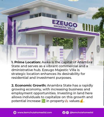 Mixed Use Land, Ezeugo Majestic Villa, Airport Road, Onocha Nteje, Oyi, Anambra, Mixed-use Land for Sale
