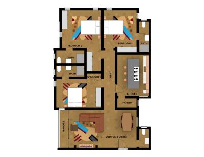 3bed Apartment with Bq, Ilupeju, Lagos, Flat / Apartment for Sale