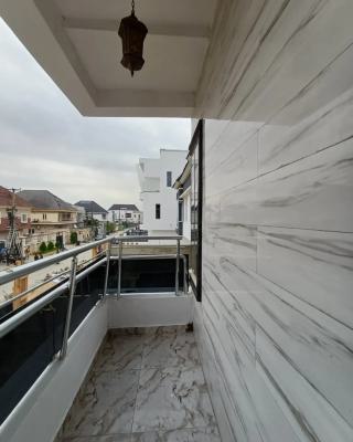 Spacious 5 Bedroom Semi-detached Duplex + . Bq in a Serviced Estate, By Shoprite, Agungi, Lekki, Lagos, Semi-detached Duplex for Rent