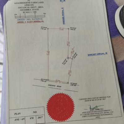 2 and Half Plots of Land Buy and Build, Igbariam Junction at Awkwuzu, Oyi, Anambra, Mixed-use Land for Sale
