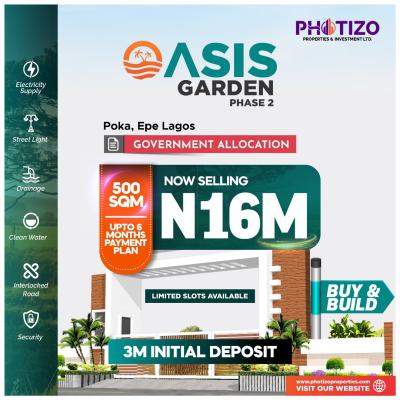 Oasis Garden Phase 2, Poka, Epe, Lagos, Residential Land for Sale