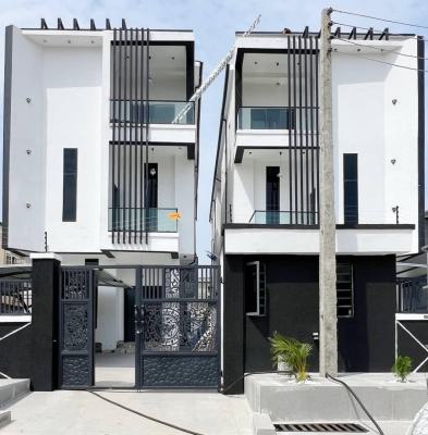 Contemporary 5 Bedroom Fully Detached Duplex with Bq and Elevator, Ikota, Lekki, Lagos, Detached Duplex for Sale