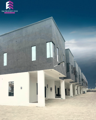 Spacious 4 Bedroom Terrace Duplex in a Secured Estate, Before Lagos Business School, 1 Minute Walk From Lekki Epe Expressway, Ajah, Lagos, Terraced Duplex for Sale