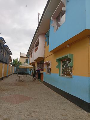 a Block of 4 Units 3 Bedroom Flatwithin a Mini Estate, Olubode Estate Close to The Bus Stop, Egbeda, Alimosho, Lagos, Block of Flats for Sale