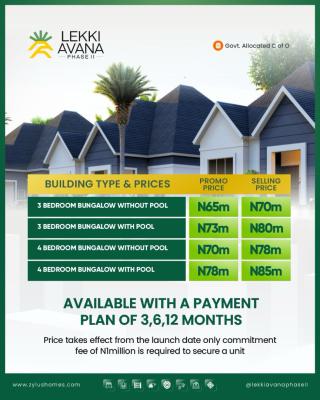 Lekki Avana Phase Ii, Ibeju Lekki, Lagos, Detached Bungalow for Sale