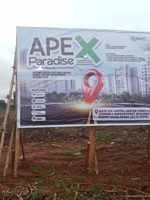 Apex Paradise, Atuma Road, Asaba, Delta, Mixed-use Land for Sale