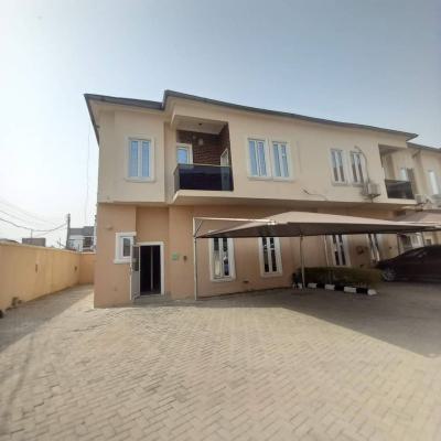 Very Spacious 4 Bedroom Semi Detached Duplex No Bq, Oral Estate, Lekki, Lagos, Semi-detached Duplex for Rent