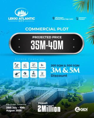 Land in a Prime Location with Governors Consent, Lekki Atlantic City Close to Lekki Free Trade Zone, Ibeju Lekki, Lagos, Commercial Land for Sale