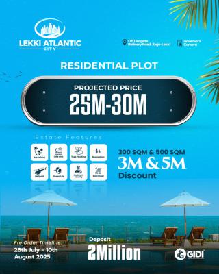 Secure and Verified Land in a Prime Location, Off Dangote Refinery Road Lekki Atlantic City with Governor Consent, Ibeju Lekki, Lagos, Residential Land for Sale