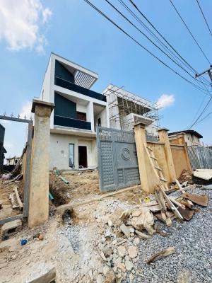 Nicely Built 4 Bedroom Detached Duplex Plus Cinema and Bq, Exclusively Built Home with Bq in a Secured Estate, Gbagada, Lagos, Detached Duplex for Sale