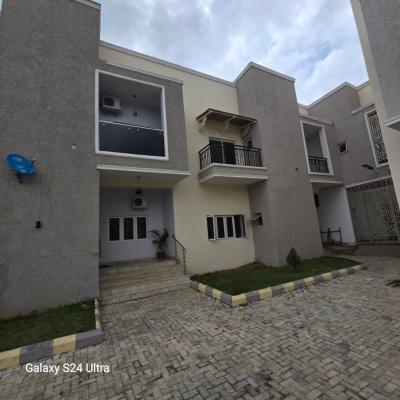 Standard 4 Bedroom Terrace Duplex with a Bq in a Secure and Serene, Katampe Extension, Katampe Extension, Katampe, Abuja, Terraced Duplex for Rent