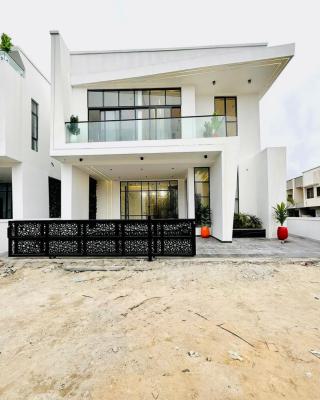Luxury Contemporary 5 Bedroom Fully Detached Duplex with Pool, Chevron, Lekki, Lagos, Detached Duplex for Sale