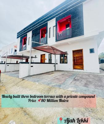 3bedrooms Terrace Duplex with Self Compand, Ajah, Lekki, Lagos, Terraced Duplex for Sale
