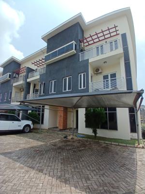 Well Built 4 Bedroom Terrace Duplex with a Room Bq, Guzape Abuja Diplomatic Zone, Guzape District, Abuja, Terraced Duplex for Sale