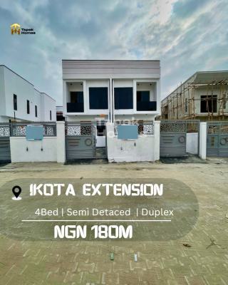 4 Bedroom Semi Detached Duplex + Self Compound, Ikota, Lekki, Lagos, Semi-detached Duplex for Sale