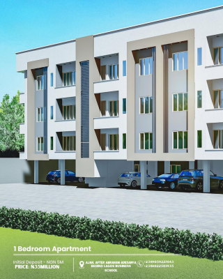 1 Bedroom Apartment with 12 Months Payment Plan, Behind Lagos Business School, After Abraham Adesanya, Ajah, Lagos, Flat / Apartment for Sale