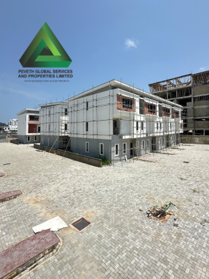 4 Bedroom Terrace Duplex with Bq, Swimming Pool, Gym, Ikate, Lekki, Lagos, Terraced Duplex for Sale