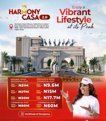 Mixed Use Land, * Harmony Casa 2.0*behind The New International Airport, Ibeju Lekki, Lagos, Mixed-use Land for Sale