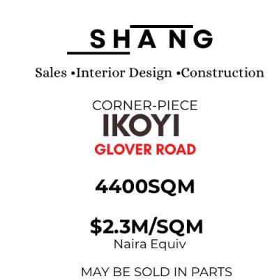 4400 Sqm Land Available, Glover Road, Ikoyi, Lagos, Land for Sale