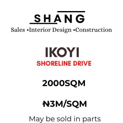 2000 Sqm Land Available at Shoreline Drive , Ikoyi, Ikoyi, Lagos, Land for Sale