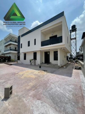 5 Bedroom Fully Detached Duplex with Bq, Rooftop, Osapa London, Lekki, Lagos, Detached Duplex for Sale