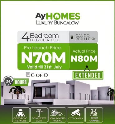 Ayhomes Luxury: Redefining Comfort with Every 4-bedroom Bungalow, Igando, Ibeju Lekki, Ibeju Lekki, Lagos, Detached Bungalow for Sale