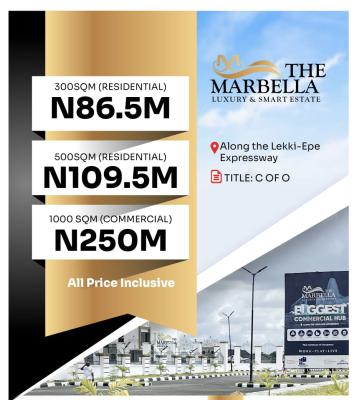 Marbella Estate: Luxury Residential & Commercial Living in Ibeju‑lekki, Lekki Epe Express Way, Ibeju Lekki, Lagos, Mixed-use Land for Sale