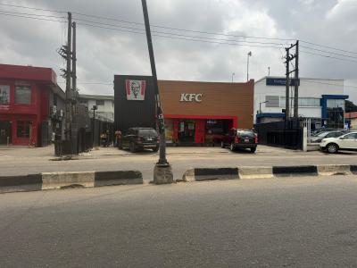 Land Measuring 681sqm ( 812.85square Yards) with a Bungalow Used By Kfc, Ogba, Ikeja, Lagos, Commercial Land for Sale