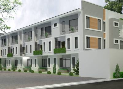 4 Bedroom House with a Room Bq, Ogba, Ikeja, Lagos, Terraced Duplex for Sale