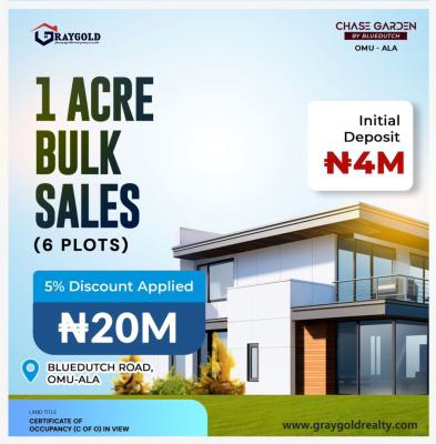 Bulk Deal Alert: Chase Garden 1 Acre, Ala, Omu Road, Ijebu East, Ogun, Residential Land for Sale