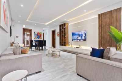 *a Luxury Fully Furnished 3 Bedroom Flat *, Lekki Phase 1, Lekki, Lagos, Flat / Apartment Short Let