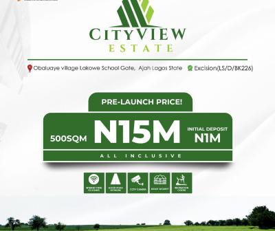 City View Estate -- Your Gateway Along Lagos--ibadan Expressway, Obaluaye Village, Lakowe School Gate, Ajah, Lagos, Residential Land for Sale