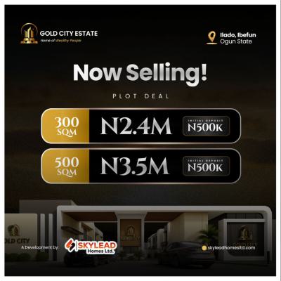 Most Cheapest Land with Registered Survey and Deed of Assignment, Gold City Estate Ilado Ibefun Off Ikorodu Road, Ijebu East, Ogun, Mixed-use Land for Sale