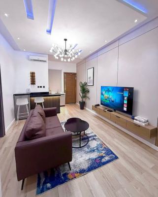 Luxurious 1 Bedroom Fully Serv & Furnished Apartment,gym,24/7 Services, Serene Neighborhood, Jabi, Abuja, Flat / Apartment for Rent