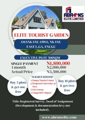 Mixed Use Land, *elite Tourist Garden*, Nkanu, Enugu, Mixed-use Land for Sale
